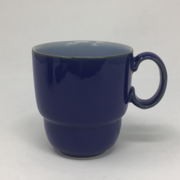 Denby Everyday Stackable Blue Coffee Mugs - Picture 10 of 10